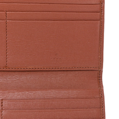 Gucci Calfskin GG Continental Wallet Brown 6 of 9