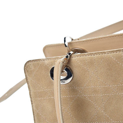 Christian Dior Suede Cannage Stitched East West Lady Dior Beige 8 of 25
