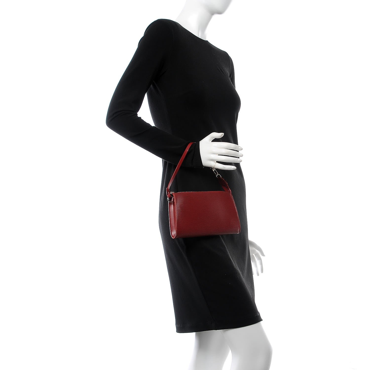 Louis Vuitton Epi Pochette Accessories 24 Rubis 2 of 8