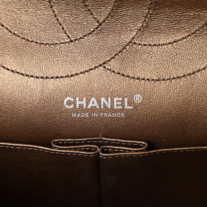 Chanel Metallic Aged Calfskin Quilted 2.55 Reissue 227 Flap Bronze 6 of 10