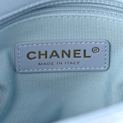 Chanel Iridescent Caviar Quilted Mini My Perfect Flap Light Blue 6 of 9