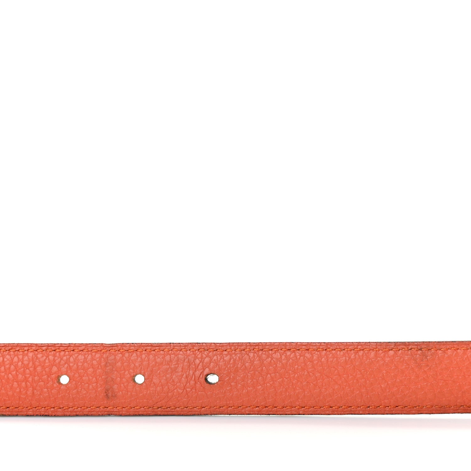 Hermes Box Togo 24mm Mini Constance H Belt 85 Orange Gold 6 of 6