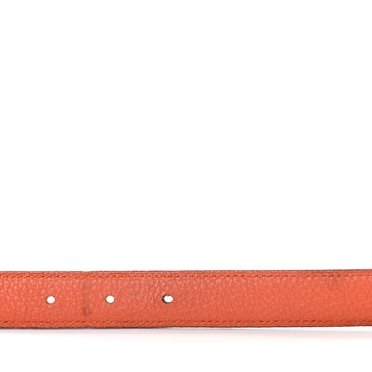 Hermes Box Togo 24mm Mini Constance H Belt 85 Orange Gold 6 of 6