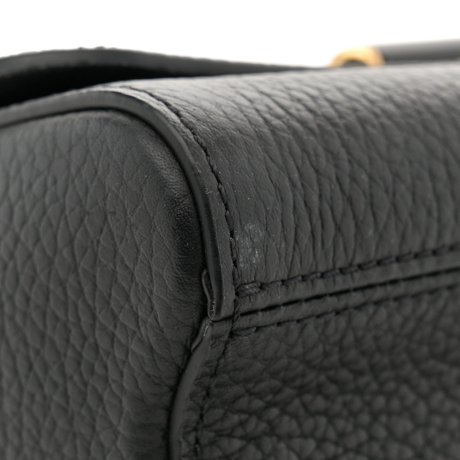 Louis Vuitton Taurillon Smooth Calfskin Scrunchie Twist One Handle MM Black 11 of 11