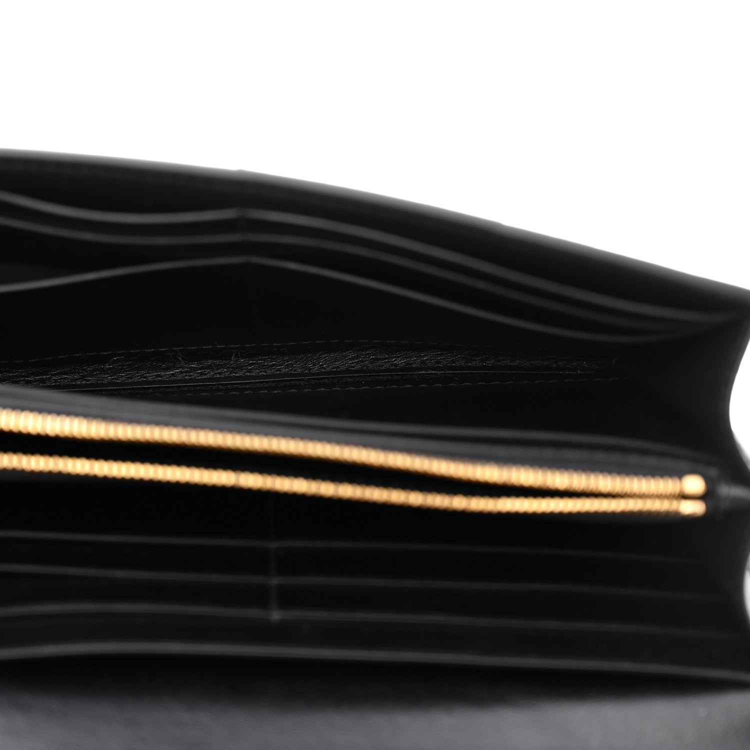 Bottega Veneta Lambskin Maxi Intrecciato Padded Large Flap Wallet Black 5 of 7