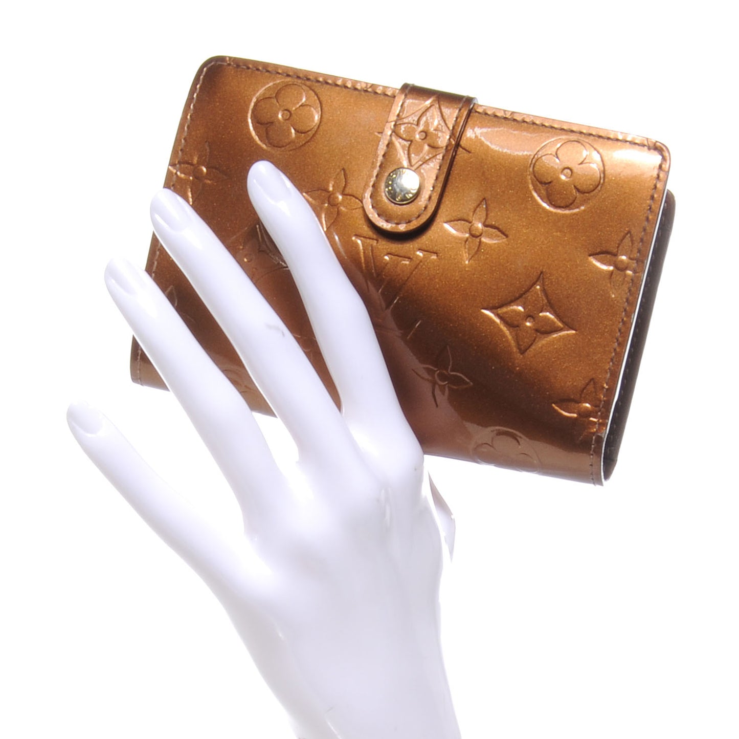 Vernis French Purse Wallet Bronze