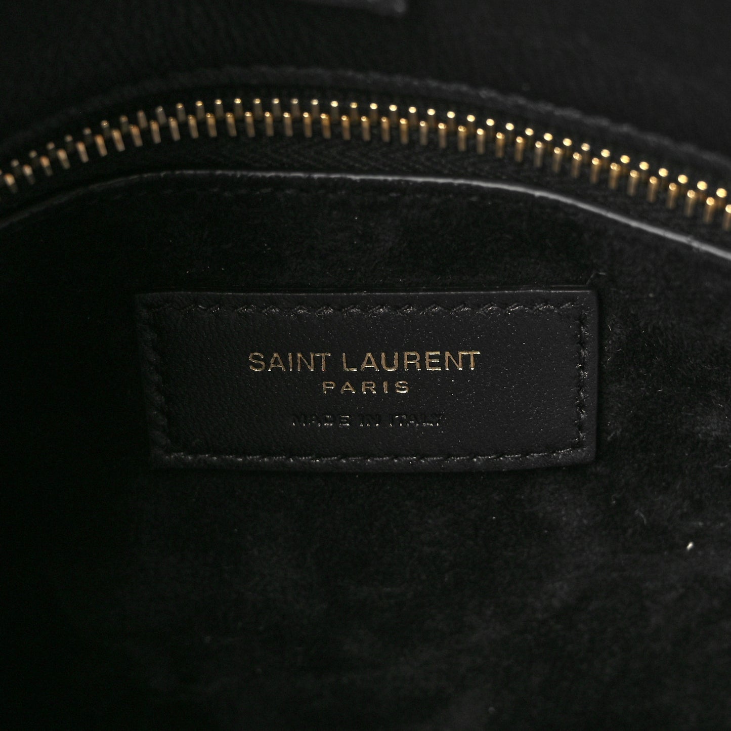Grained Calfskin Boucle Bucket Bag Black