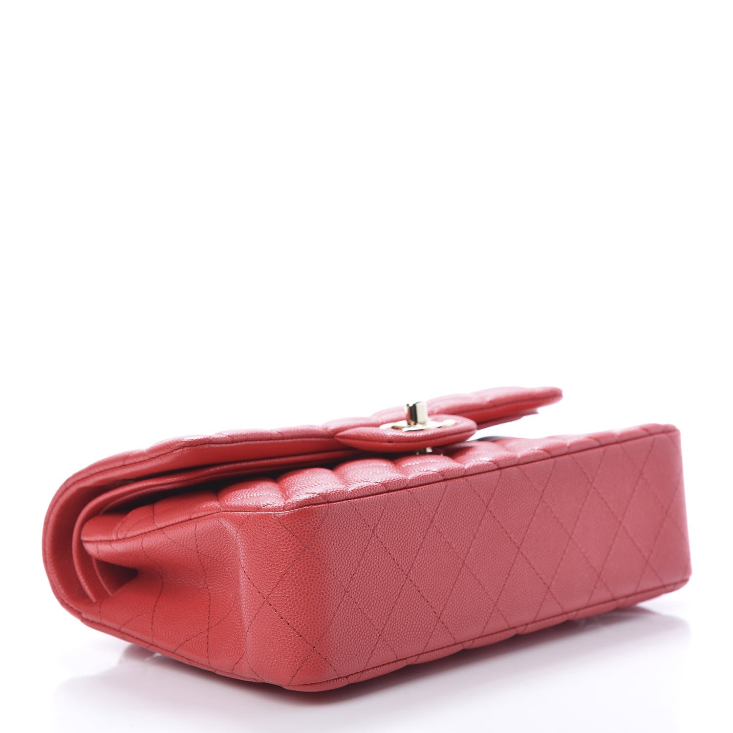Chanel Caviar Quilted Small Double Flap Red 4 of 10