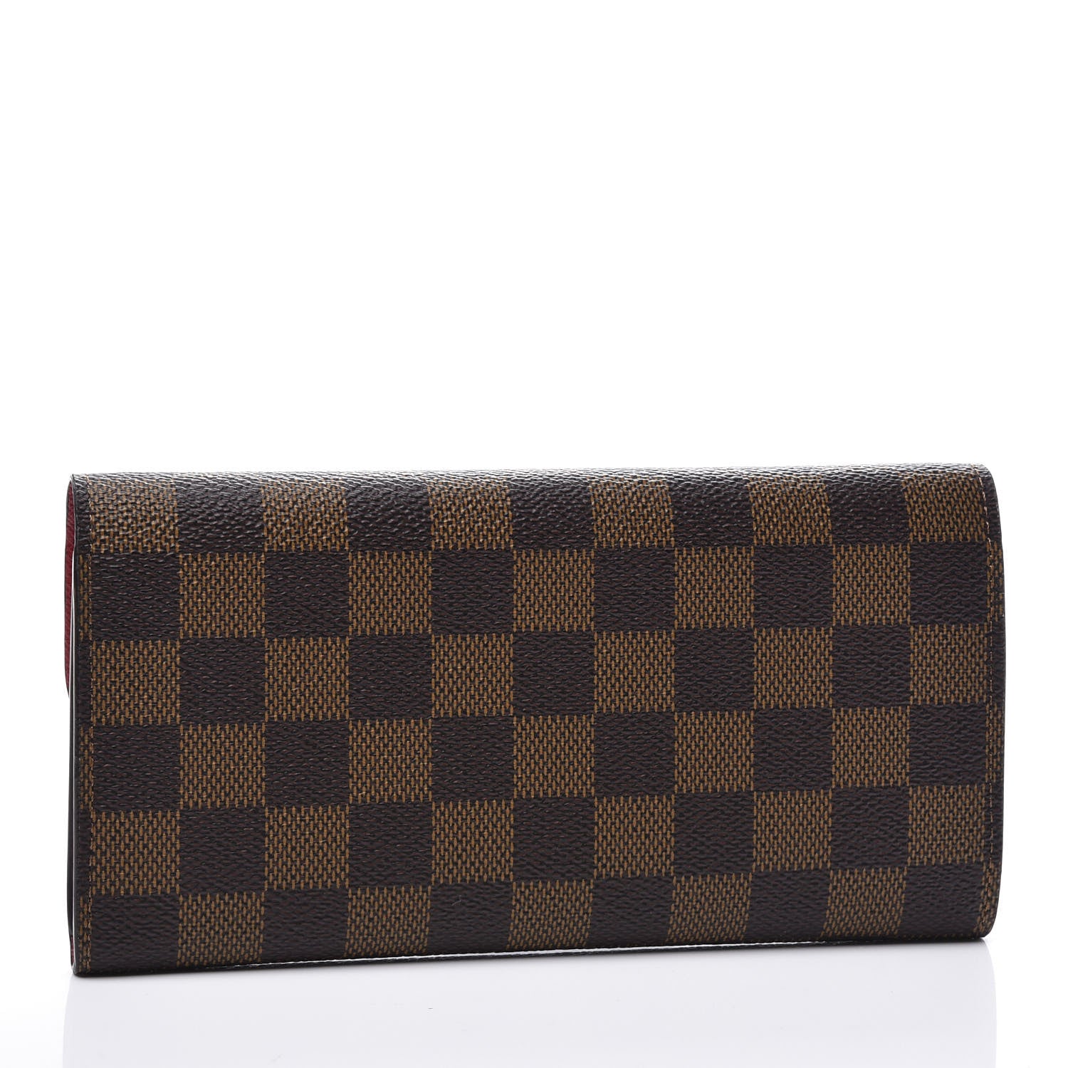 Louis Vuitton Damier Ebene Emilie Wallet Red 2 of 8