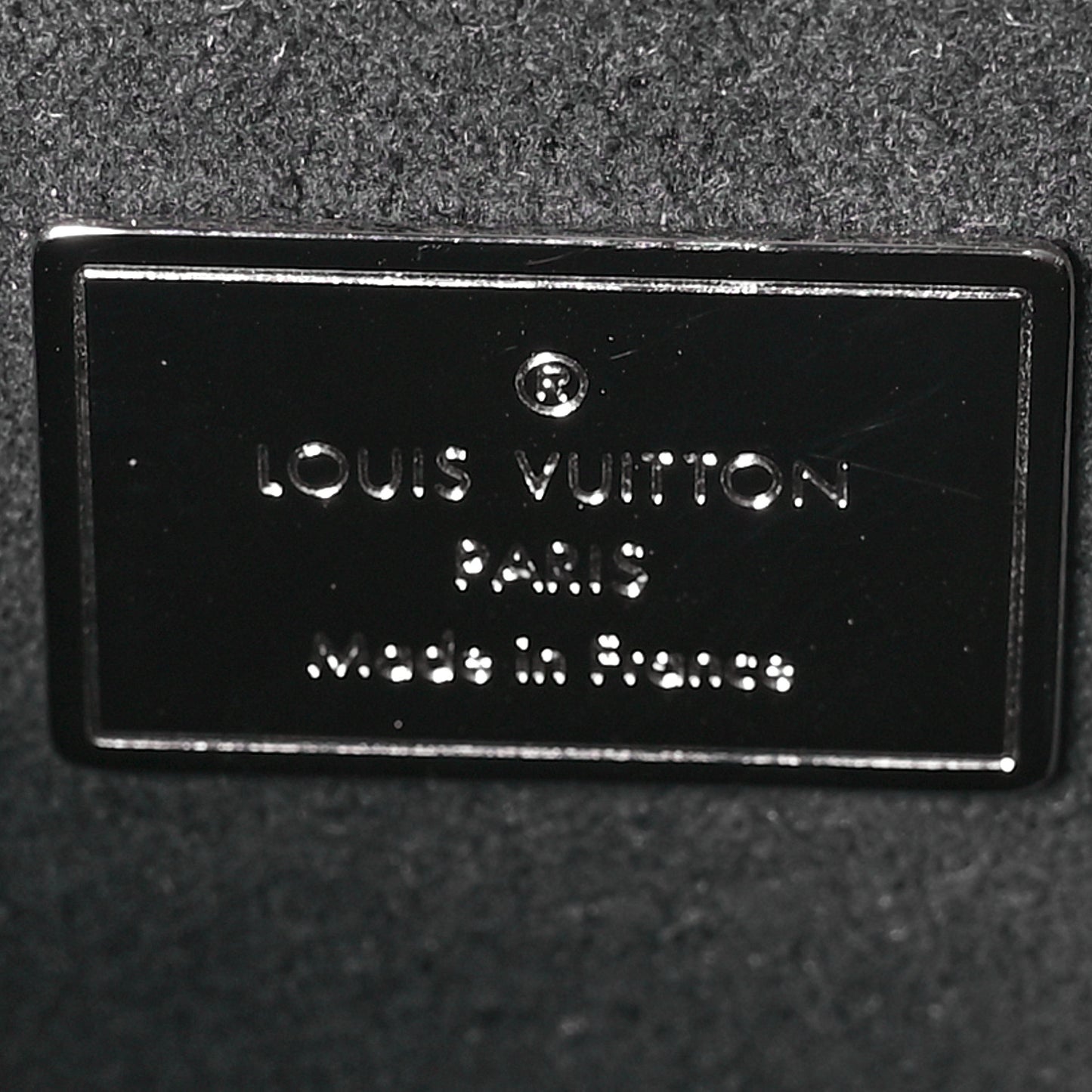 Patent Monogram Hot Springs Backpack Black White