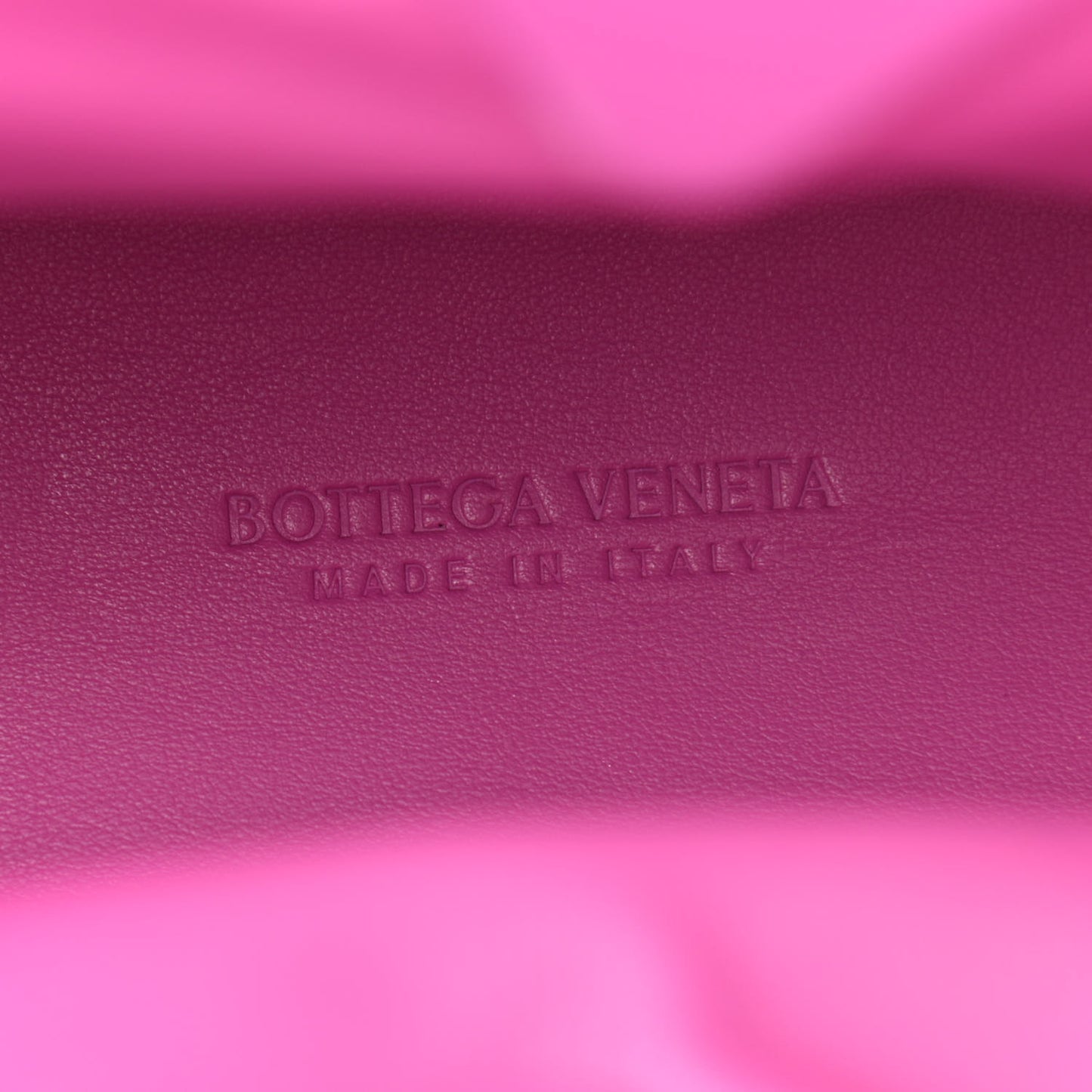 Textured Fabric Medium The Point Triangle Bag Cerise