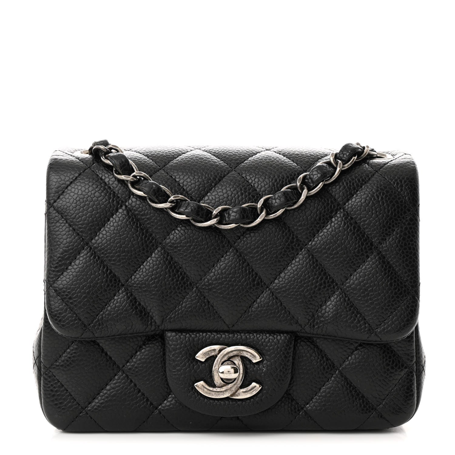Chanel Caviar Quilted Mini Square Flap Black 1 of 10