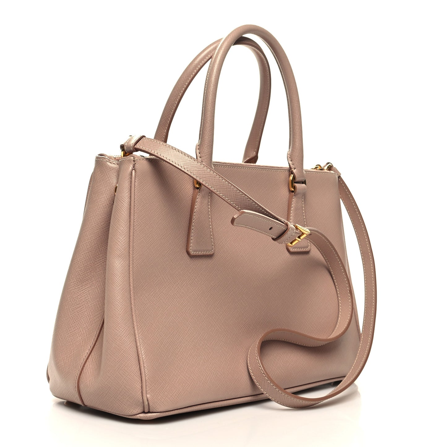 Saffiano Small Galleria Double Zip Tote Cammeo