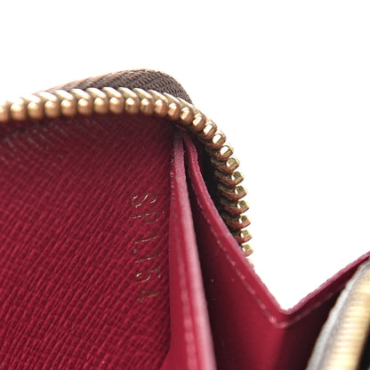 Louis Vuitton Monogram Clemence Wallet Fuchsia 7 of 11
