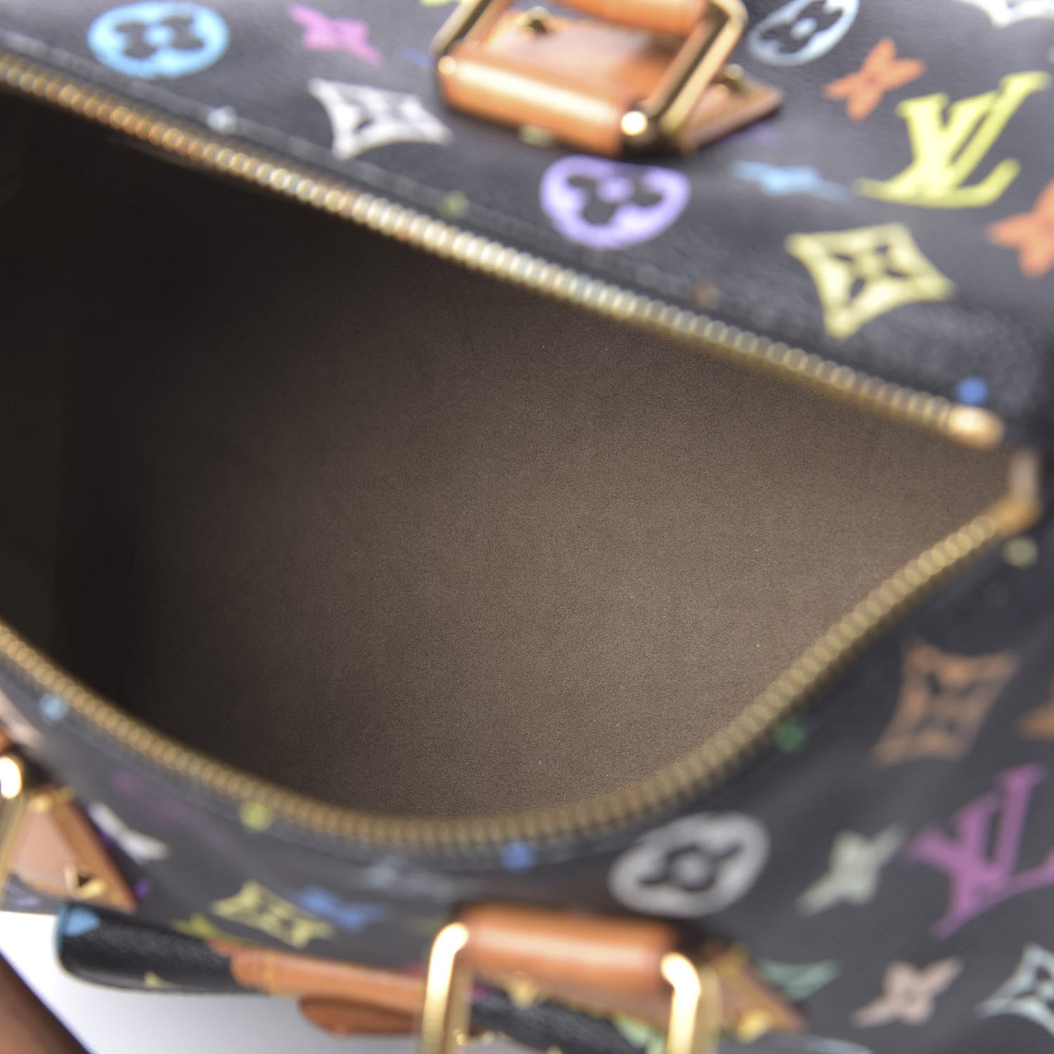 Louis Vuitton Monogram Multicolor Speedy 30 Black 5 of 10