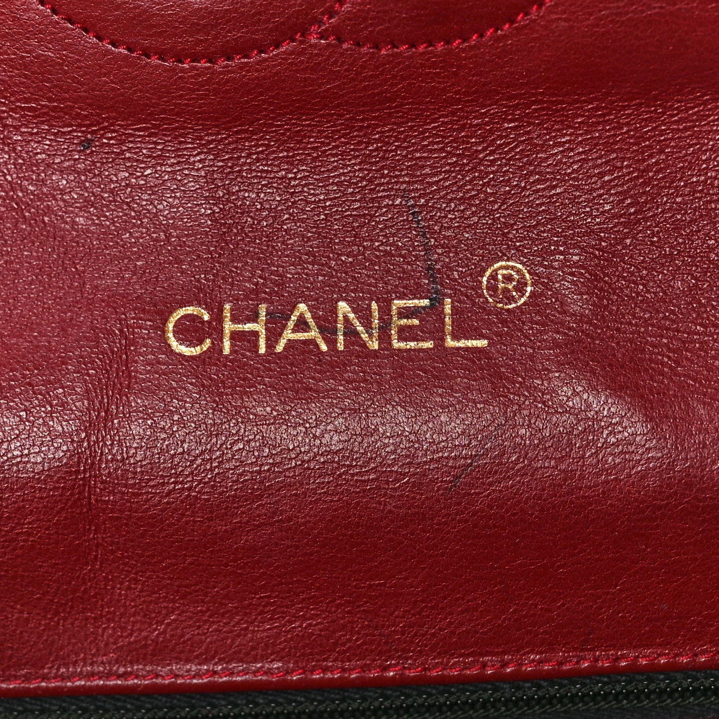 Lambskin Wavy Quilted Single Flap Black