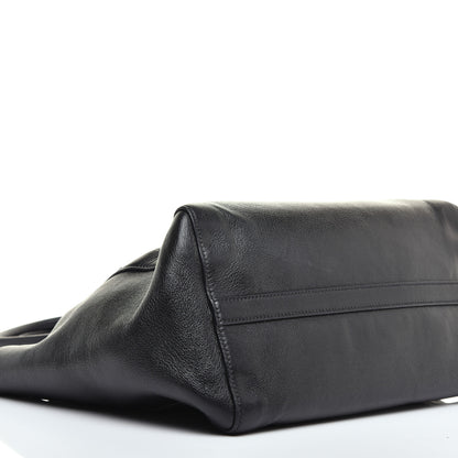 Prada Glace Calfskin Shopping Tote Black 7 of 9