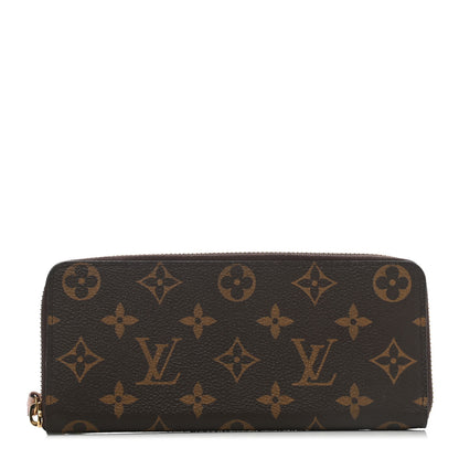 Louis Vuitton Monogram Clemence Wallet Rose Ballerine 1 of 10