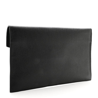 Saint Laurent Grain De Poudre Uptown Pouch Black 3 of 8