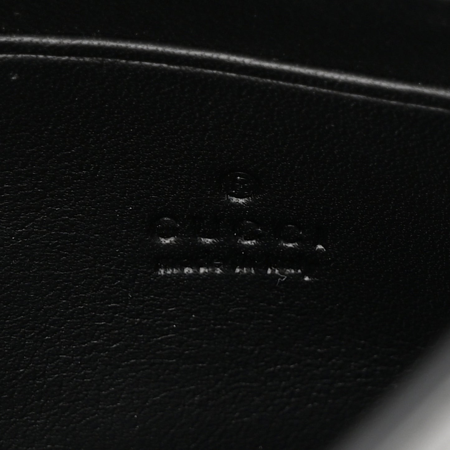 Calfskin Icon Wallet Black