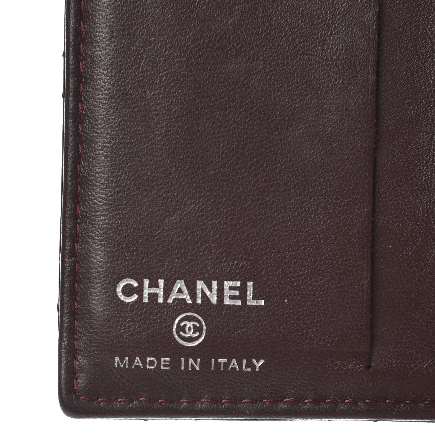 Chanel Lambskin Quilted Card Holder Wallet Black 6 of 10