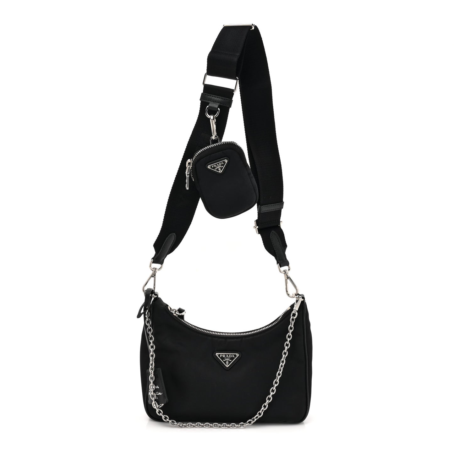 Nylon Re-Edition 2005 Shoulder Bag Black