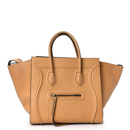 Celine Baby Grained Calfskin Medium Phantom Luggage Camel 1 of 9