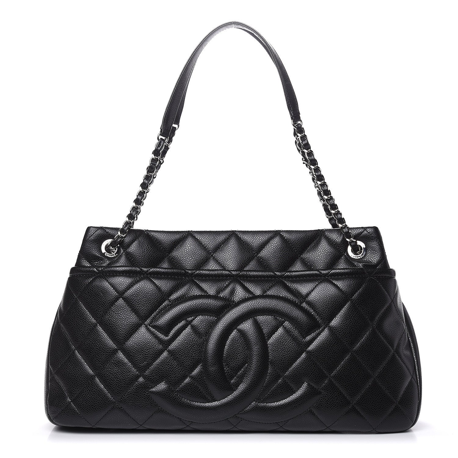 Chanel Caviar Quilted Timeless CC Soft Tote Black 1 of 10