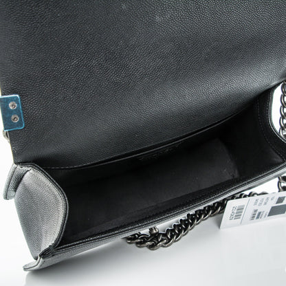 Chanel Caviar Quilted Medium Boy Flap Black 5 of 7