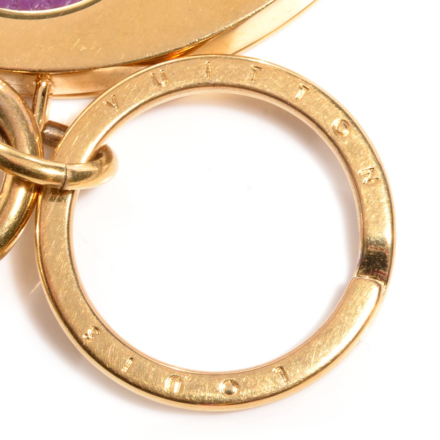 Louis Vuitton Posy Bag Charm Key Holder Amethyste 4 of 5