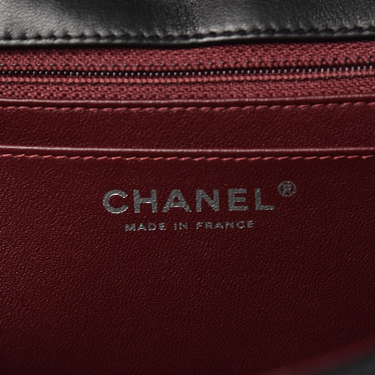 Lambskin Quilted Jumbo Single Flap Black