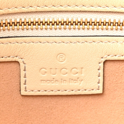 Gucci GG Supreme Monogram Moon Calfskin Medium Padlock Shoulder Bag Beige Ebony Mystic White 6 of 13