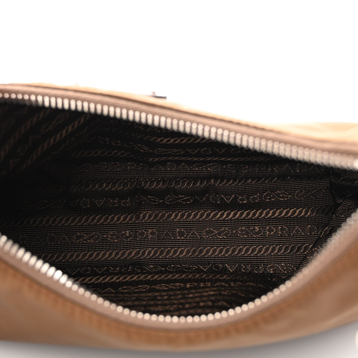Tessuto Nylon Saffiano Re-Edition 2005 Shoulder Bag Cacao