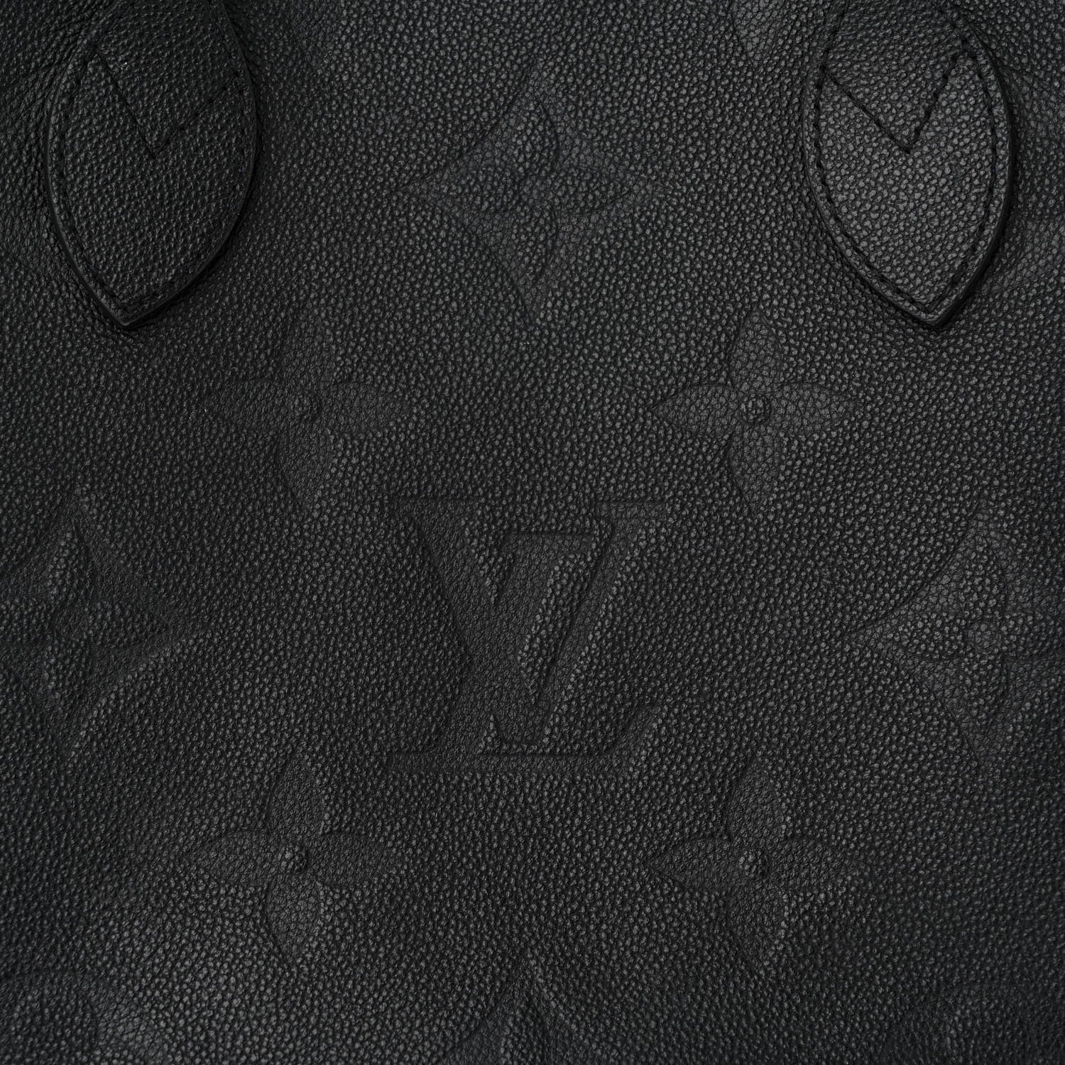 Louis Vuitton Empreinte Monogram Giant Neverfull MM Black 7 of 11