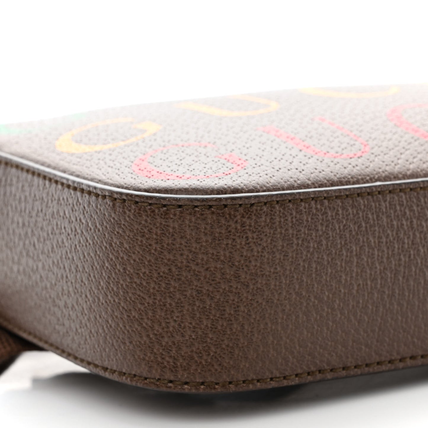 Textured Dollar Calfskin Gucci 100 Aria Belt Bag 100 40 New Acero Multicolor