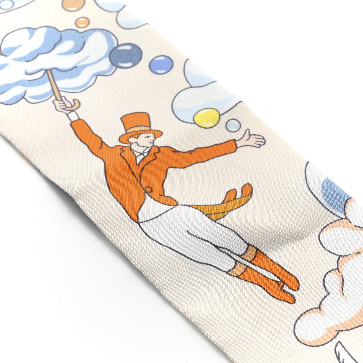 Silk Sur Mon Nuage Twilly Creme Bleu Ciel Orange