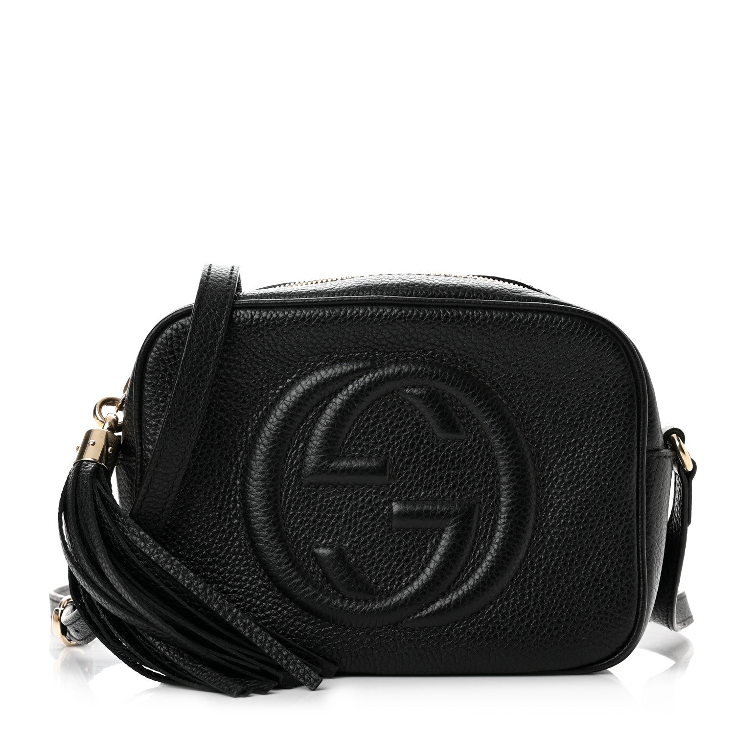 Gucci Pebbled Calfskin Small Soho Disco Bag Black 1 of 11