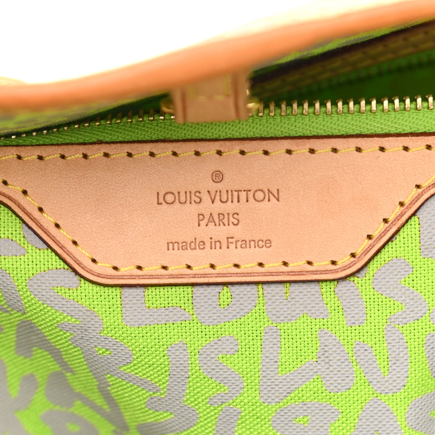 Monogram Graffiti Neverfull GM Green