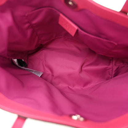 Gucci GG Supreme Monogram Kids Rosebud Tote Pink 5 of 10