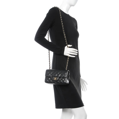 Chanel Caviar Quilted Mini Rectangular Flap Black 2 of 8