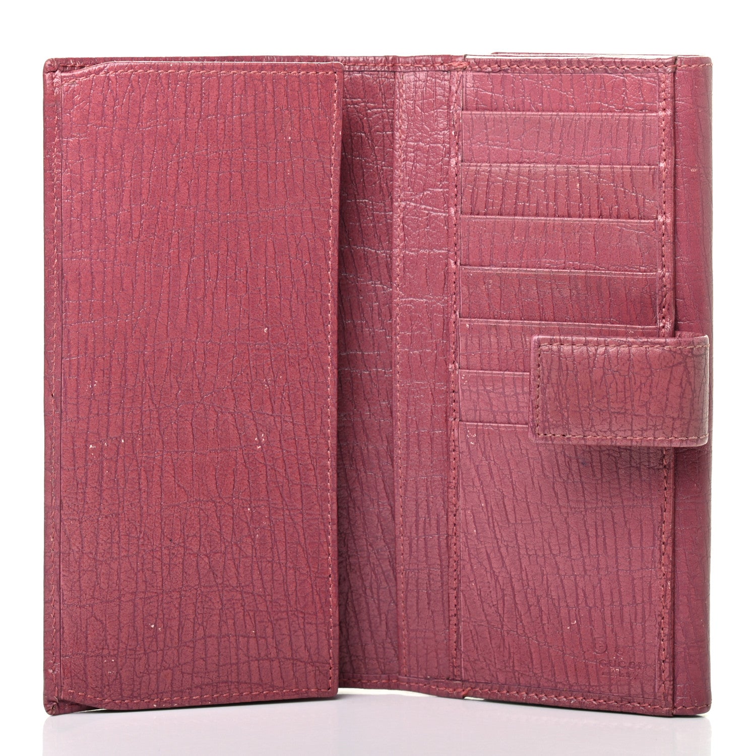 Gucci Calfskin Studded Soho Continental Wallet Peonia Flower 4 of 4