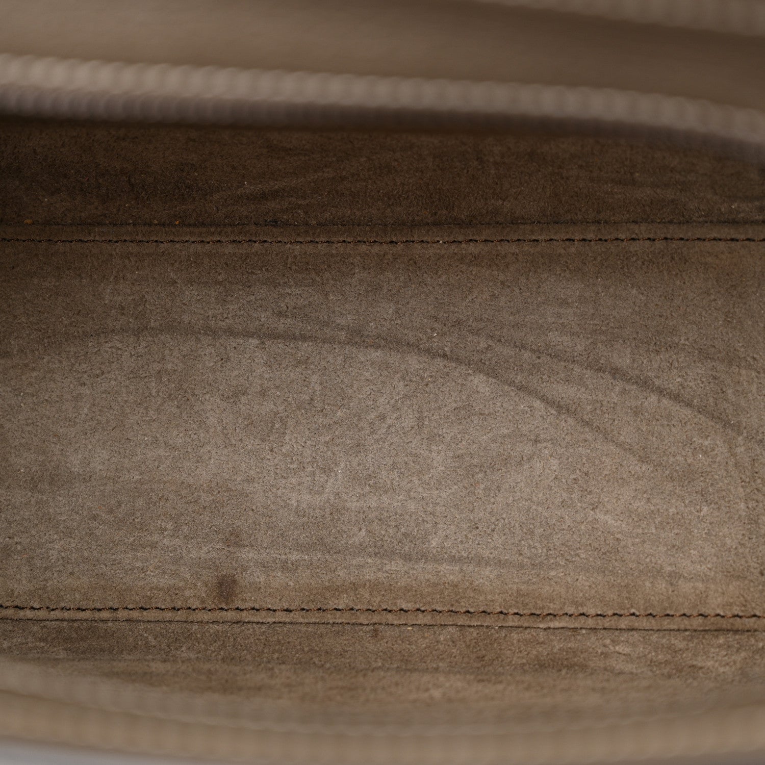 Celine Drummed Calfskin Nano Luggage Souris 6 of 12