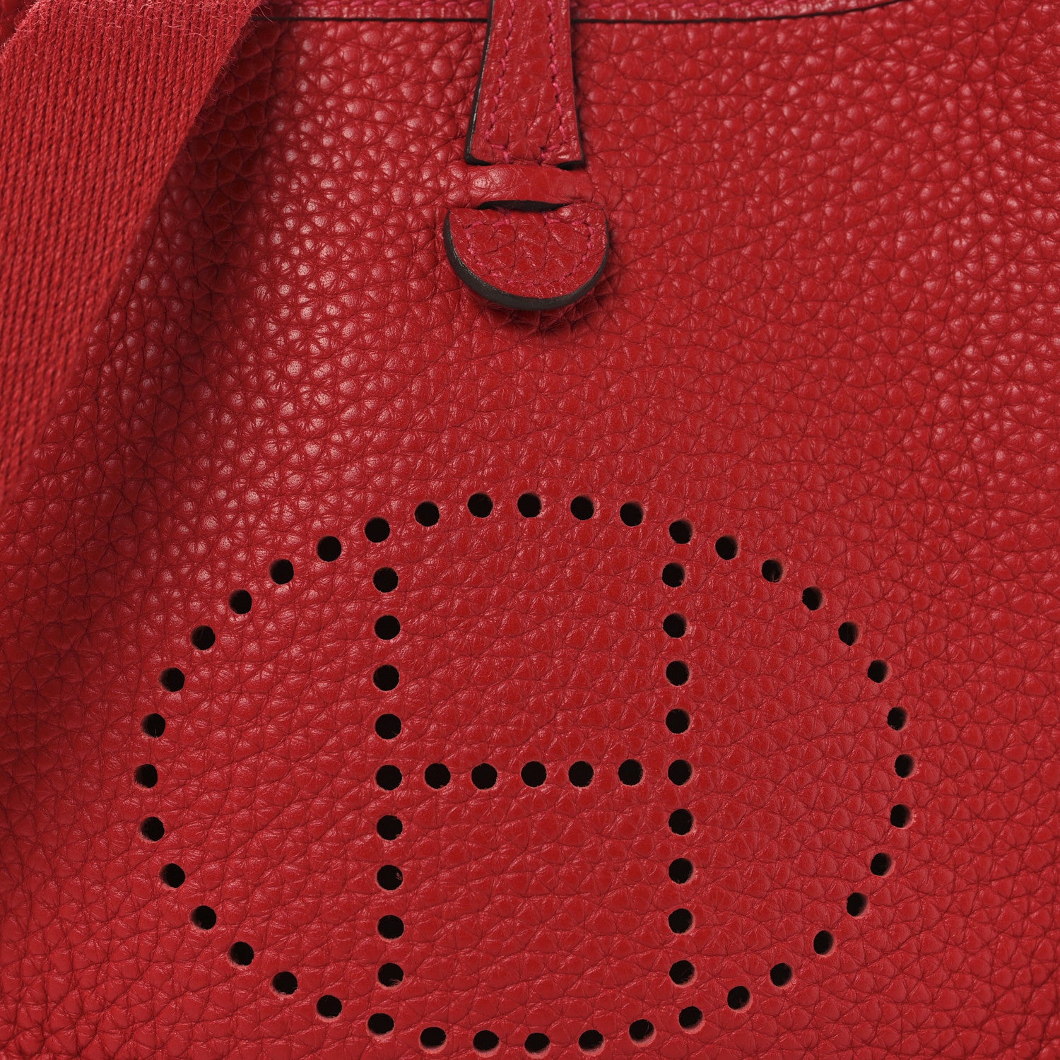 Hermes Taurillon Clemence Amazone Evelyne TPM Rouge Casaque Crevette 8 of 10