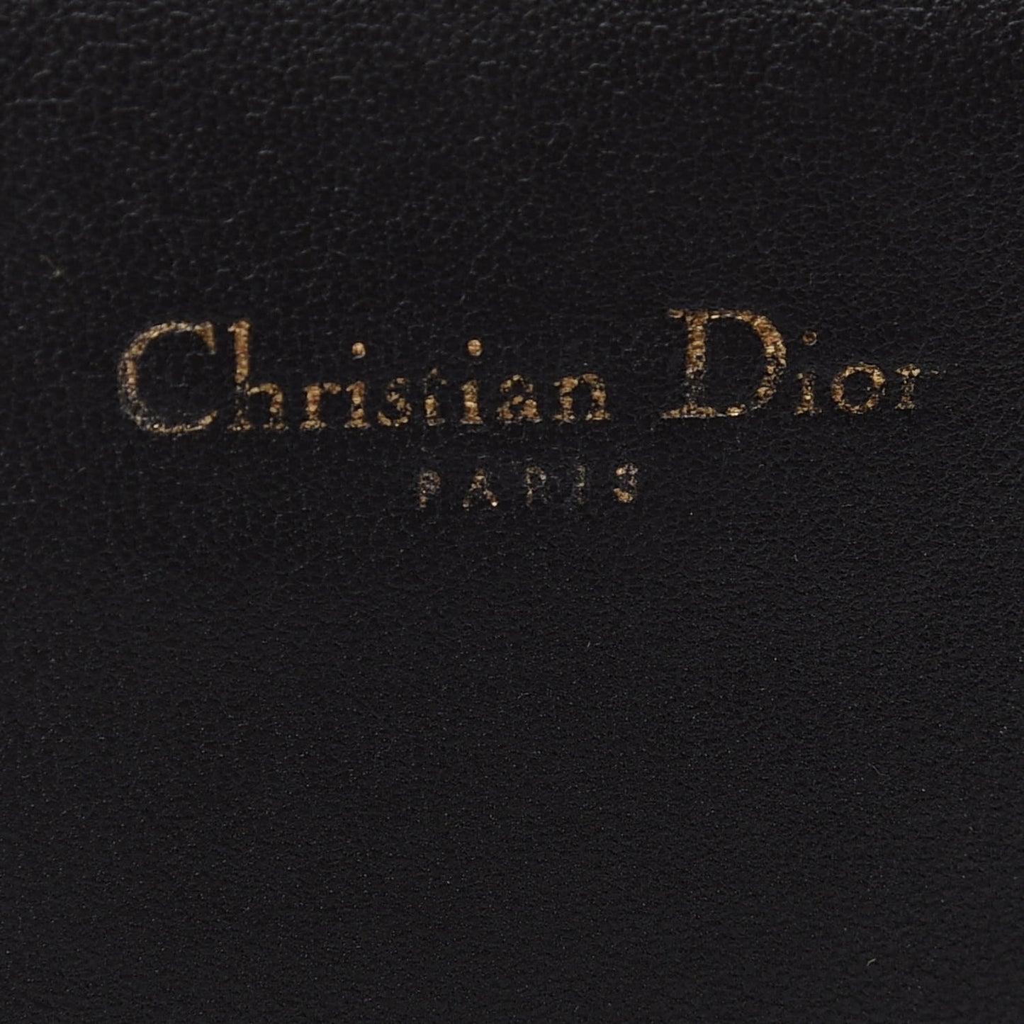 Lambskin Cannage Miss Dior Promenade Pouch Black