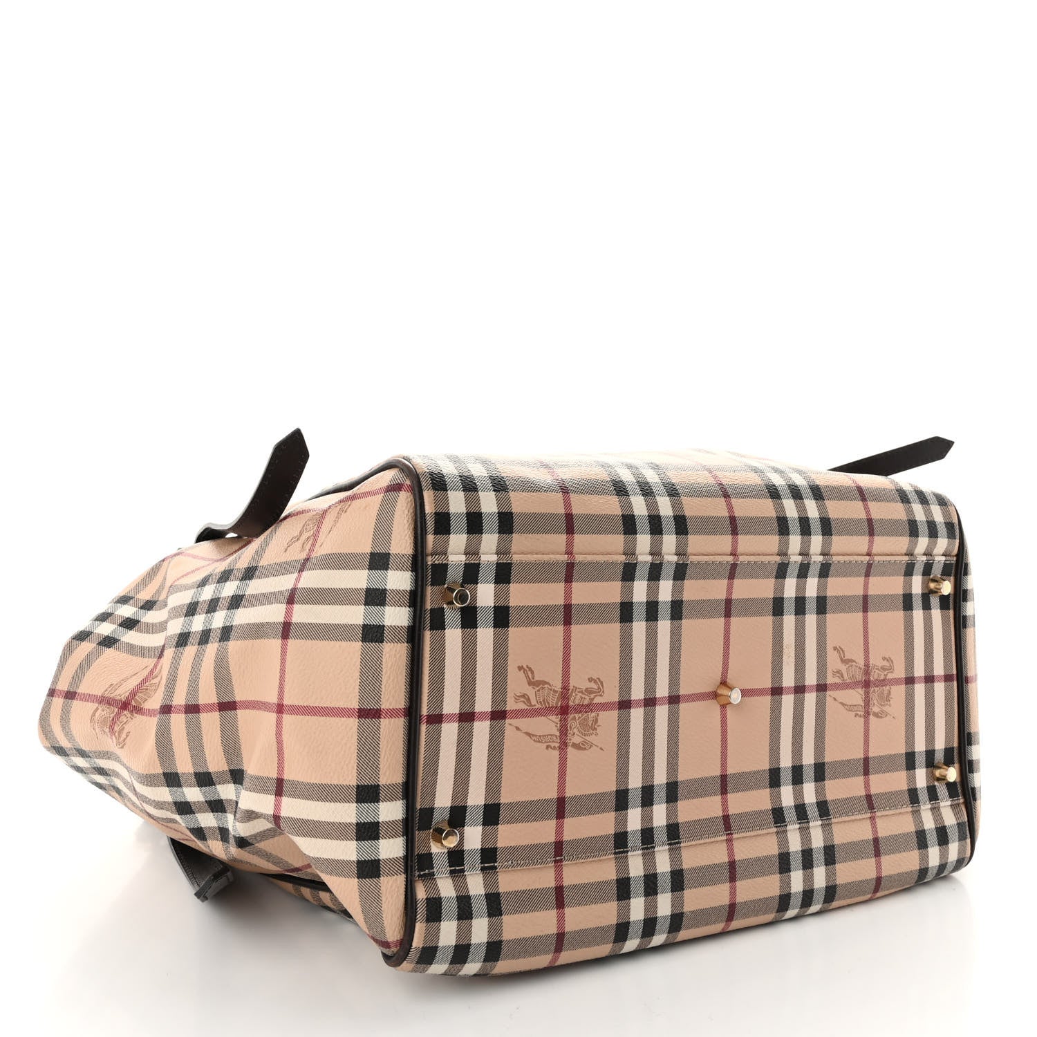 Burberry Haymarket Check Large Canterbury Tote Brown 5 of 11