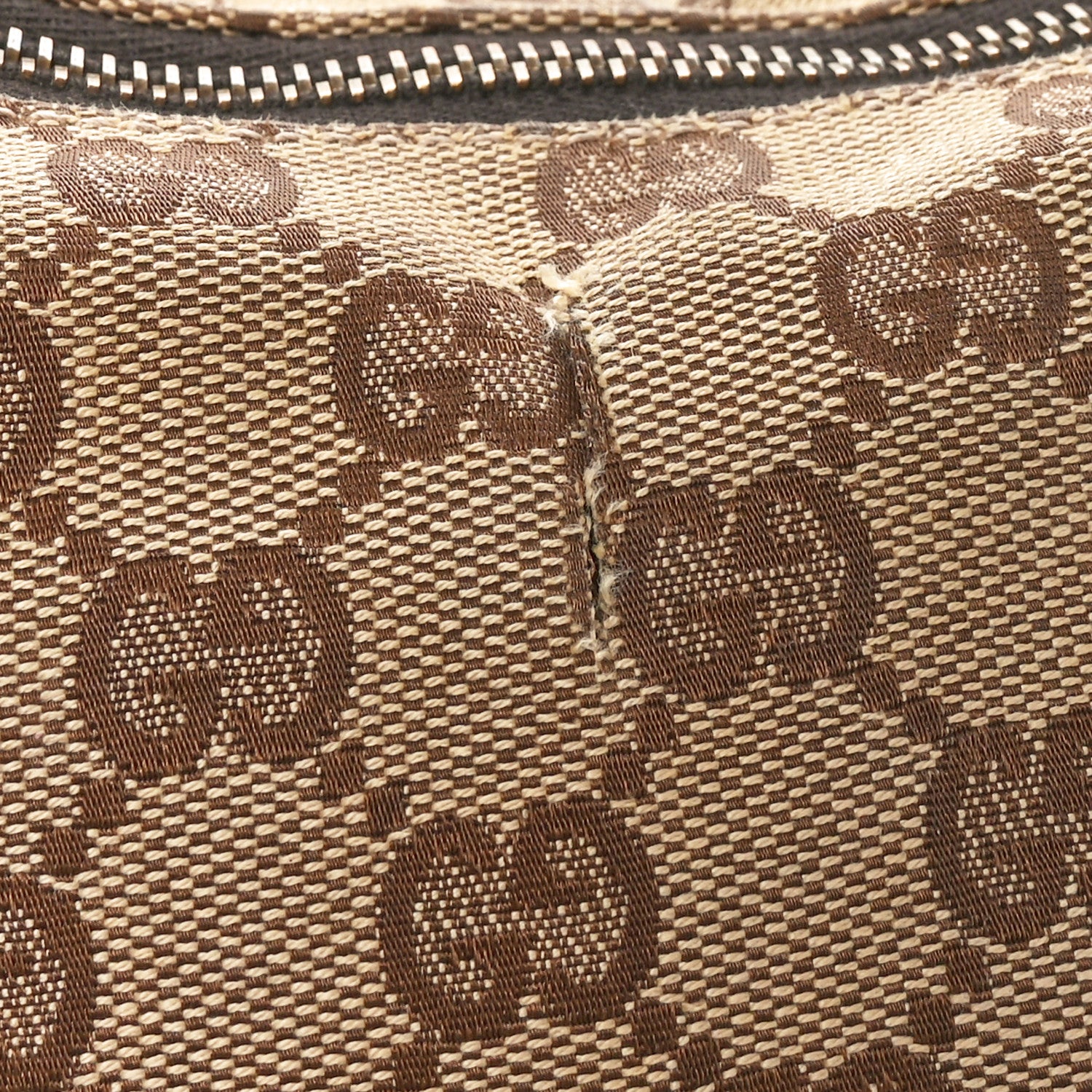 Gucci Monogram Medium Horsebit Chain Hobo Dark Brown 11 of 12