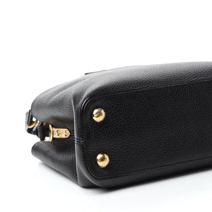 Louis Vuitton Taurillon Capucines BB Black 6 of 10