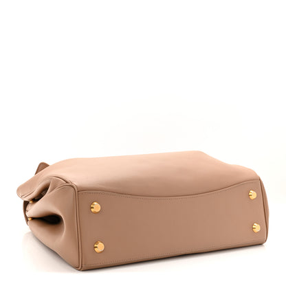 Balenciaga Smooth Calfskin Medium Rodeo Top Handle Handbag Latte 4 of 12