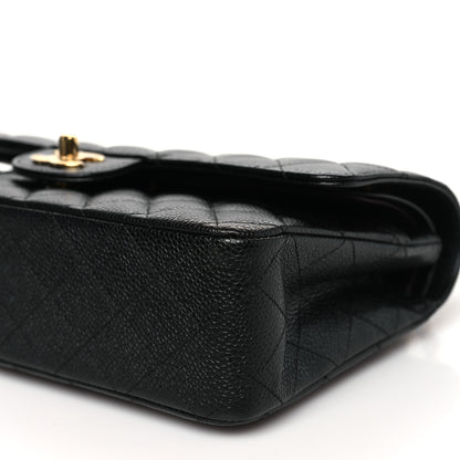 Chanel Caviar Quilted Medium Double Flap Black 10 of 11