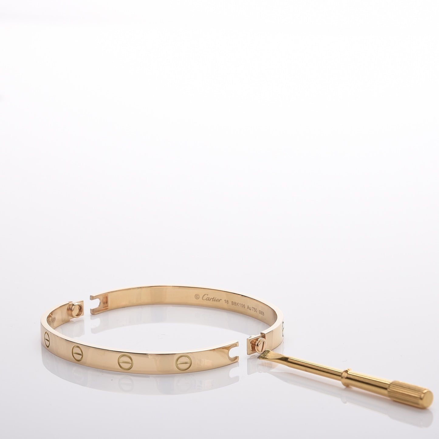 18K Yellow Gold LOVE Bracelet 18